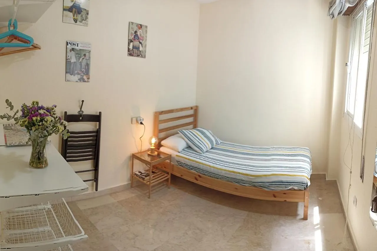 Quarto em Acomodações Particulares Confortable habitación céntrica en piso privado Málaga